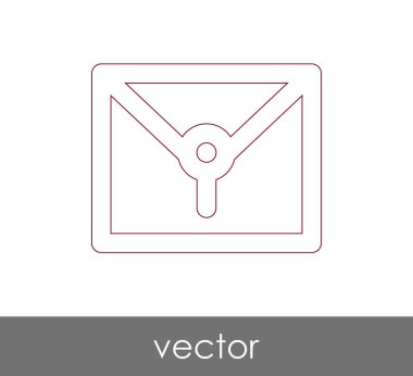 Vektör çizim, zarf simgesi, işareti  