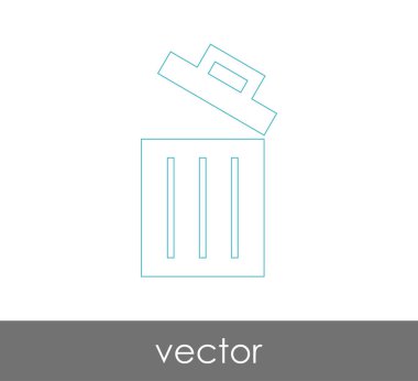 çöp kutusu simgesini