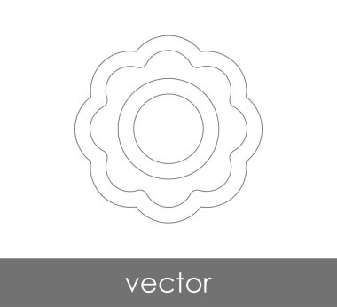 web tasarım ve uygulamalar için çiçek simgesi