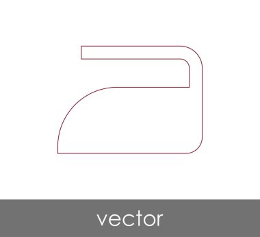 vektör çizim tasarım demir simgesinin