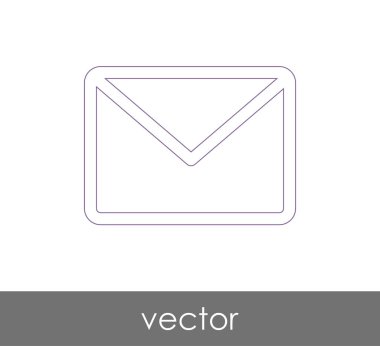 Vektör çizim, zarf simgesi, işareti  