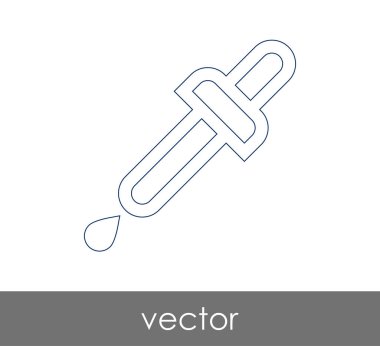 Damlalık tıbbi simge, vektör çizim