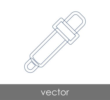 Damlalık tıbbi simge, vektör çizim