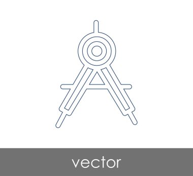 드로잉 나침반 아이콘