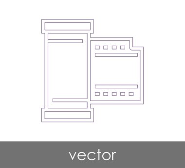 web tasarım ve uygulamalar için film simgesi