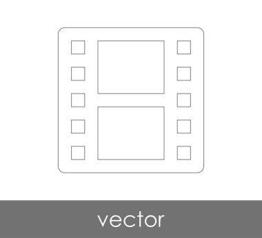 web tasarım ve uygulamalar için film simgesi