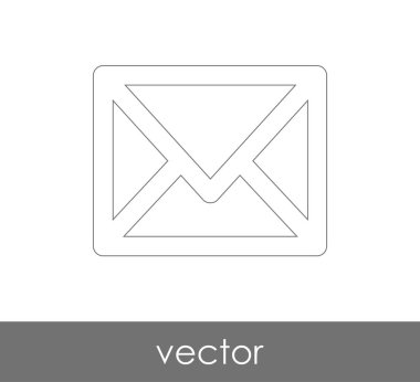 Vektör çizim, zarf simgesi, işareti  