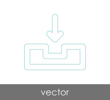 vektör çizim tasarım Arşiv simgesinin