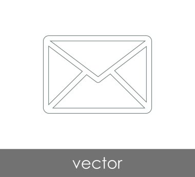 Vektör çizim, zarf simgesi, işareti  