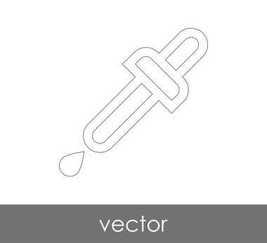 Damlalık tıbbi simge, vektör çizim