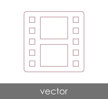 web tasarım ve uygulamalar için film simgesi