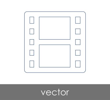 web tasarım ve uygulamalar için film simgesi