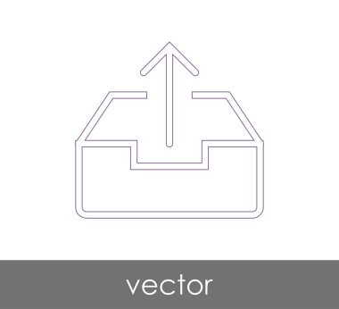 vektör çizim tasarım Arşiv simgesinin