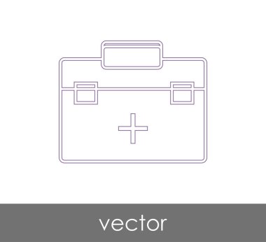 İlk yardım çantası simgesi