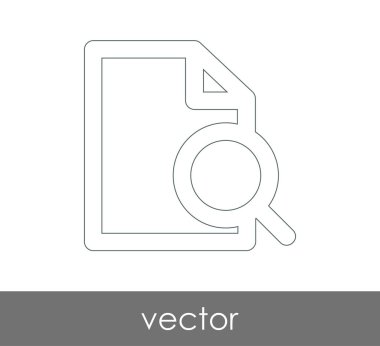 web tasarım ve uygulamalar için belge simgesi