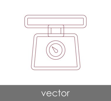 Gıda ölçek simgesi 