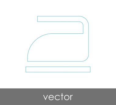 vektör çizim tasarım demir simgesinin