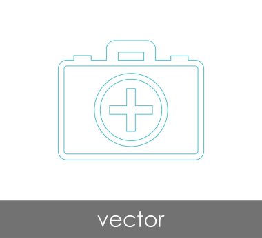 İlk yardım çantası simgesi