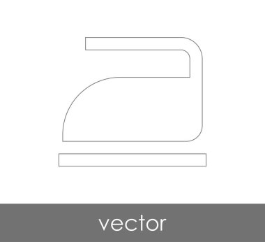 vektör çizim tasarım demir simgesinin