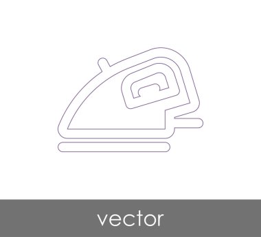 vektör çizim tasarım demir simgesinin