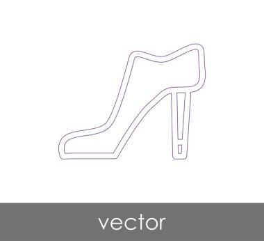 yüksek topuk simgesi