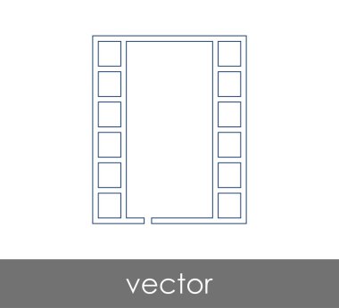 web tasarım ve uygulamalar için film simgesi