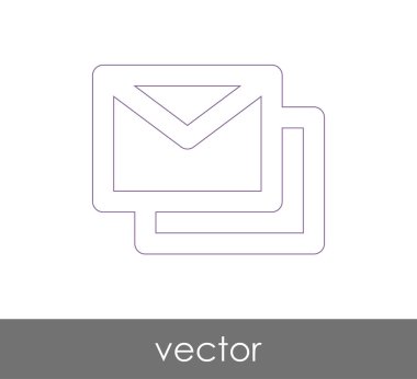 Vektör çizim, zarf simgesi, işareti  