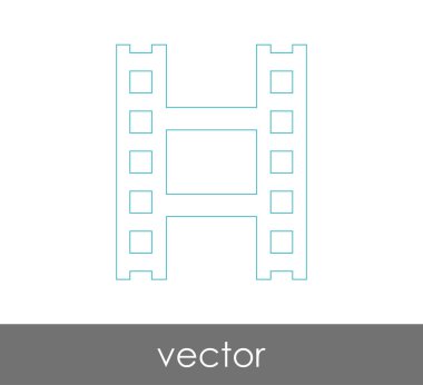 web tasarım ve uygulamalar için film simgesi