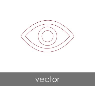 göz grafik simgesini, vektör çizim