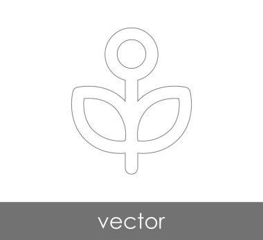 web tasarım ve uygulamalar için çiçek simgesi