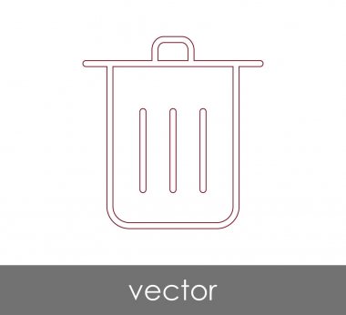 çöp kutusu simgesini