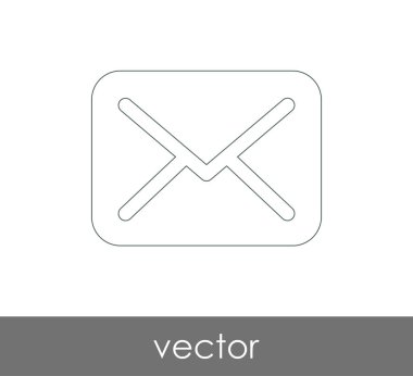 Vektör çizim, zarf simgesi, işareti  