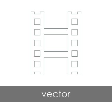 web tasarım ve uygulamalar için film simgesi