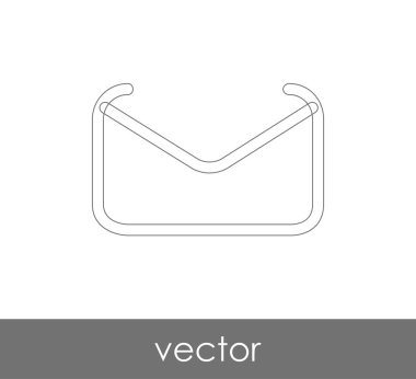 Vektör çizim, zarf simgesi, işareti  