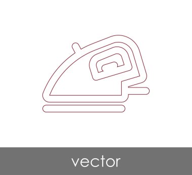 vektör çizim tasarım demir simgesinin