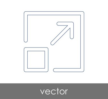 simgesi tasarım, vektör çizim genişletin