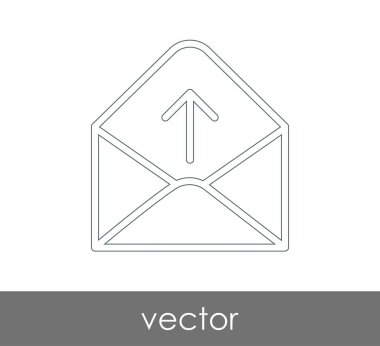 Vektör çizim, zarf simgesi, işareti  