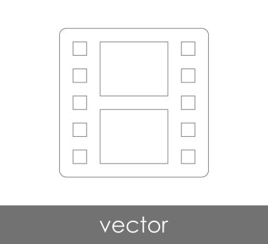 web tasarım ve uygulamalar için film simgesi