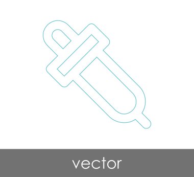 Damlalık tıbbi simge, vektör çizim