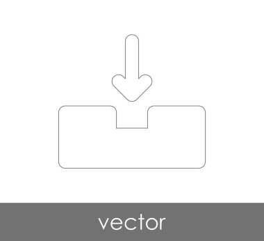 vektör çizim tasarım Arşiv simgesinin
