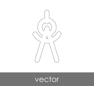 드로잉 나침반 아이콘