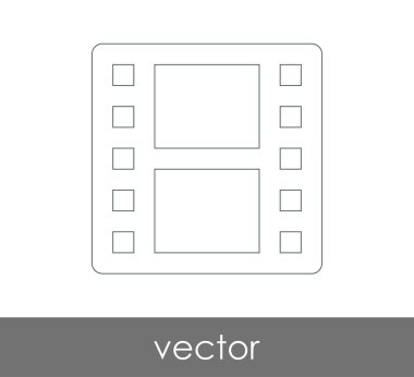 web tasarım ve uygulamalar için film simgesi