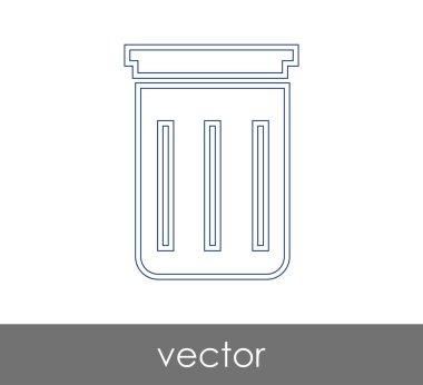 çöp kutusu simgesini