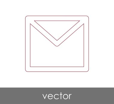 Vektör çizim, zarf simgesi, işareti  