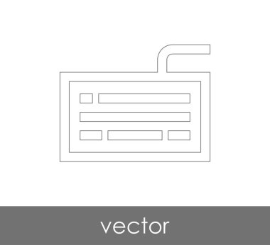 klavye simgesini tasarımını