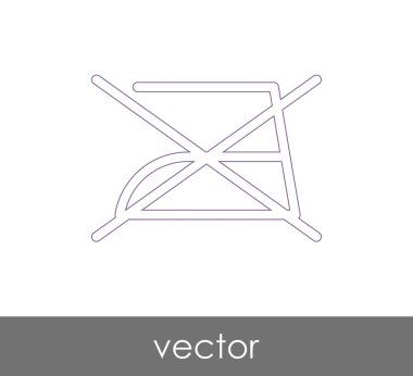 vektör çizim tasarım demir simgesinin