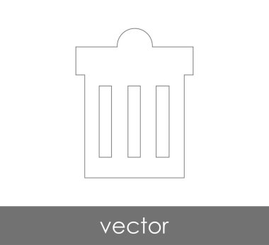 çöp kutusu simgesini