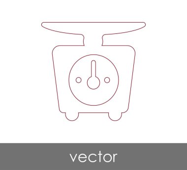 Gıda ölçek simgesi 