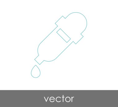 Damlalık tıbbi simge, vektör çizim