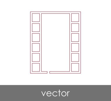 web tasarım ve uygulamalar için film simgesi